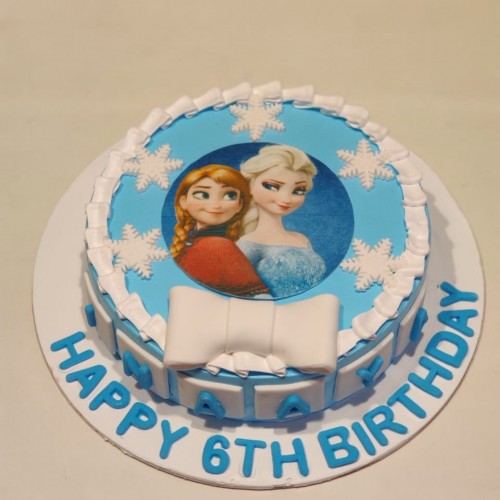 Frozen Elsa Full Picture Photo Girl Birthday Cake Toronto-happymobile.vn